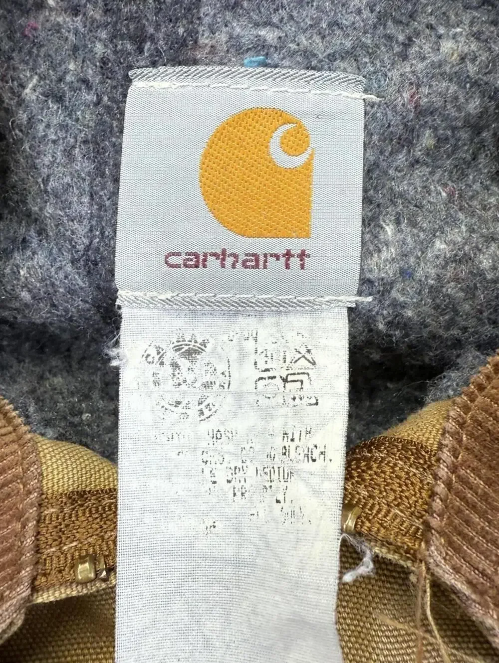 Vintage Carhartt J01 BRN Detroit Jacket